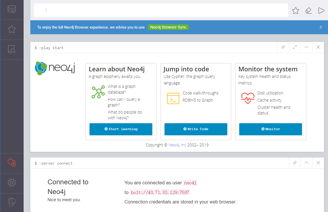 Neo4j 控制台